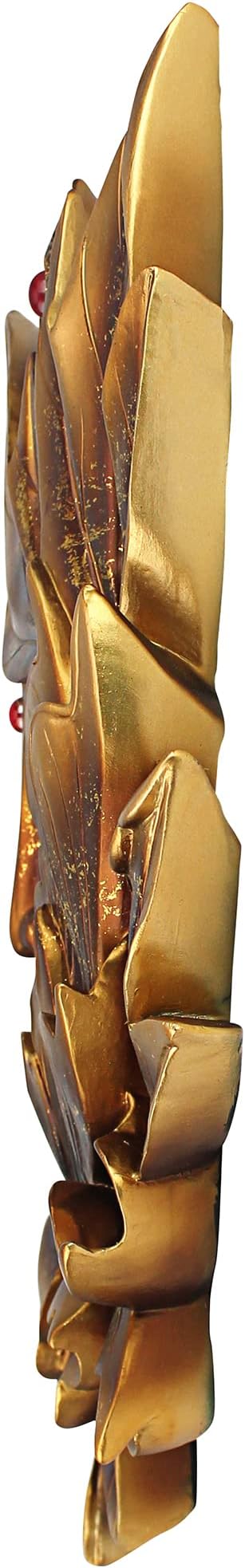 Design Toscano Enlightened Deities Wall Sculptures: Guan Yin, 12 Inch, Gold
