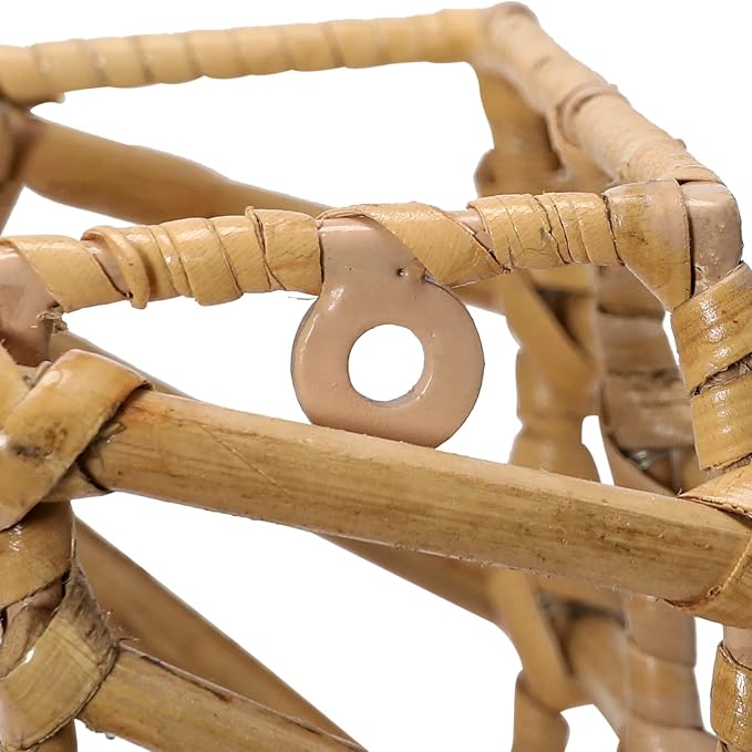 Main + Mesa Woven Cane Wall Pocket, Natural