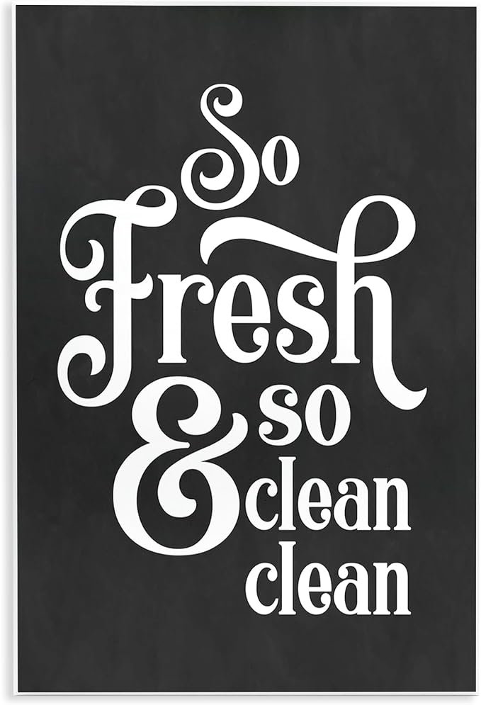 So Fresh Clean Laundry Phrase, 10 x 15 Inch Mounted Print on Wall Plaque | Stupell Industries · By Lettered and Lined · Ready to hang · Great for laundry room decor · Made in USA