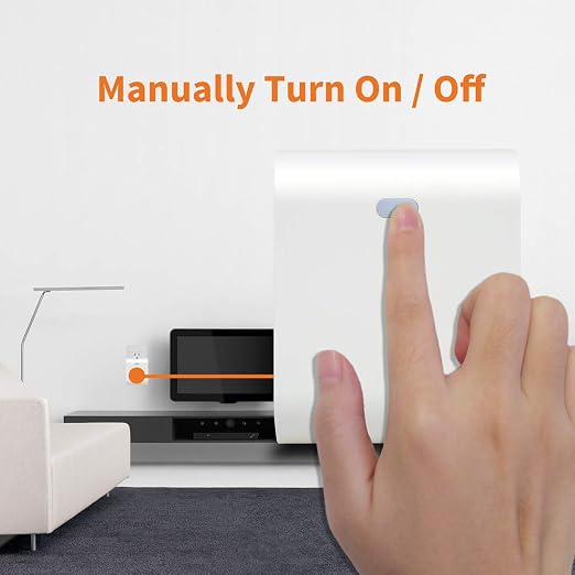 EVA LOGIK Z-Wave Smart Outlet, Dual Outlet Plug, Indoor Use, Hub Required | One smart on/off outlet and one always-on outlet, compatible with most certified Z-Wave hubs, built-in Z-Wave signal repeater