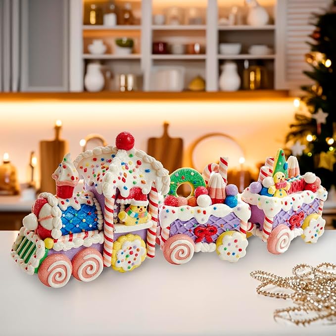 Kurt Adler 14.4-Inch Claydough Train Set