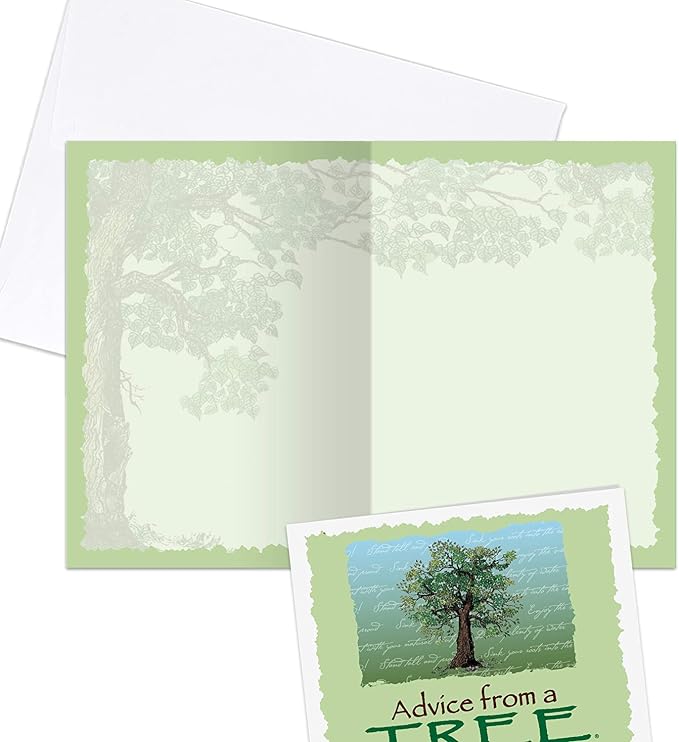 Advice From Nature Originals Greeting Card Set All Occasions, 12 Pack | Blank Inside Sustainable All Occasion Card Set, Printed in the USA on Replanted Cardstock