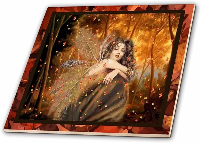 3dRose Forest Fairy - Ceramic Tile, 6-Inch (ct_14865_2)