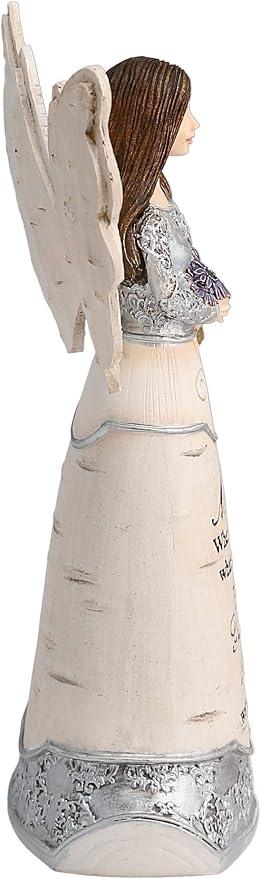 Pavilion Gift Company Elements Mother Guardian Angel Figurine, 6", Purple