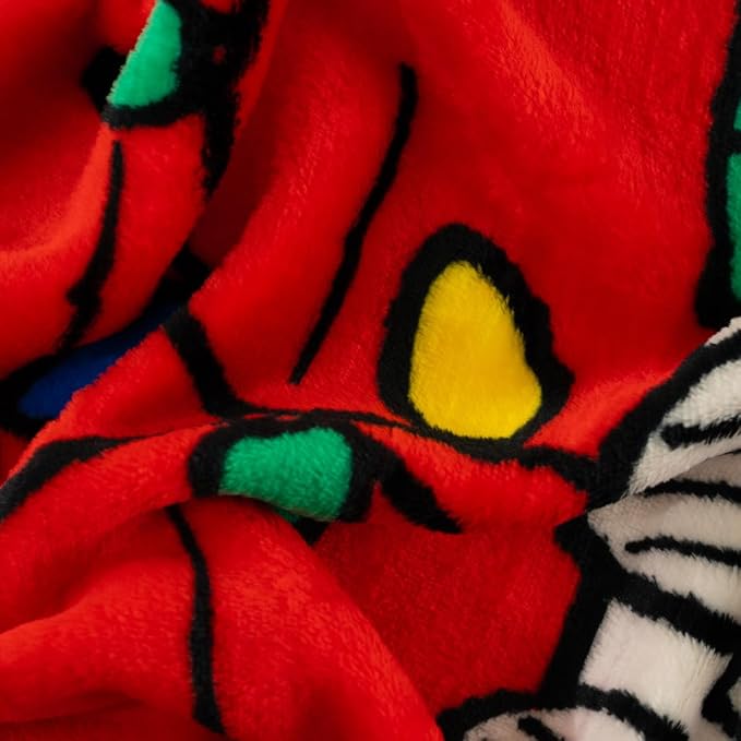 Franco Collectibles® Peanuts® Snoopy & Woodstock Holiday Christmas Super Soft Cozy Plush Throw, 40 in x 50 in, (Official Peanuts® Product)