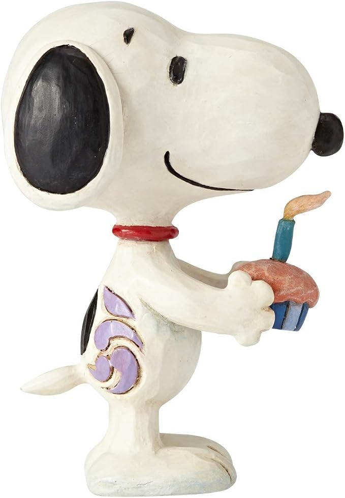 Peanuts by Jim Shore Snoopy Birthday Mini Figurine