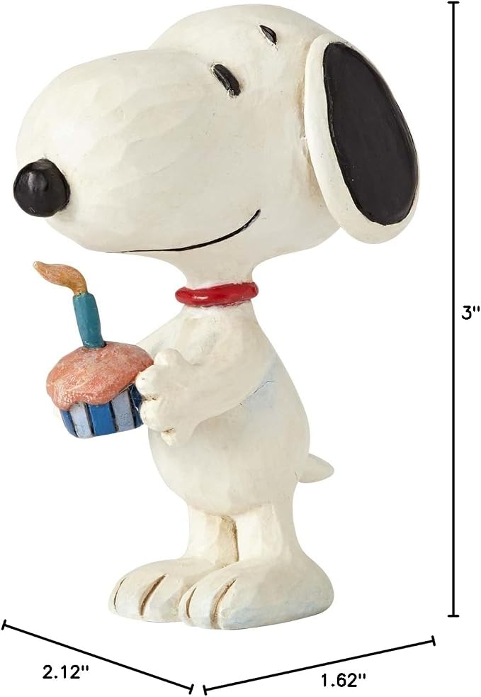 Peanuts by Jim Shore Snoopy Birthday Mini Figurine