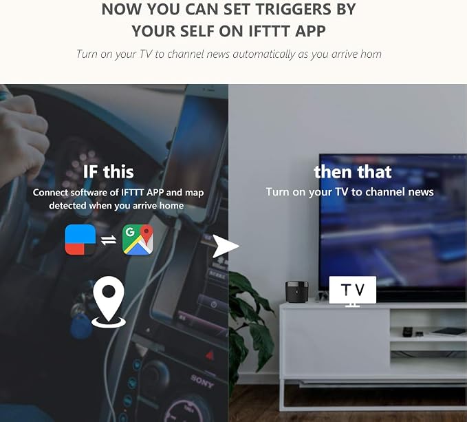 BroadLink RM4 Mini IR Universal Remote Control (2.4 GHz Wi-Fi Only), Smart Home Automation Wi-Fi Infrared Blaster for TV, AC, STB Audio, Works with Alexa, Google Home, IFTTT