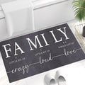 GUBIYU Grey Area Rugs for Living Room Farmhouse Stain Resistant Non Skid Rubber Backing Washable Rug for Bedroom Dining Room Inspirational Rustic Home Decor Large Floor Carpet Hallway Rugs 23.6"x35.4"
