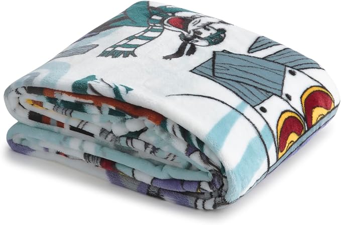 Vera Bradley Women's Disney Fleece Plush Throw Blanket, Ski Weekend Mickey and Friends, One Size