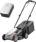 Litheli Electric Lawn Mower Cordless, Grass Cutter Machine for 2800 Sq. Ft, Lawnmower with Brushless Motor, 14" Cutting Width, Cutting Height from 1" to 2.5", Includes 5.0 Ah Battery