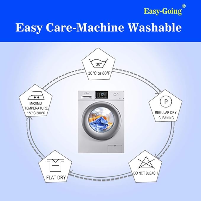 Easy-Going 4 Seater Sofa Slipcover Reversible Sofa Cover Water Resistant Couch Cover with Foam Sticks Elastic Straps Furniture Protector for Pets Children Dog Cat (XX-Large, White/White)