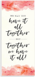 'Romantic Phrase with Blush Watercolor'| Wall Plaque Art | Stupell Industries | 7 x 17 Inches, Easy to Hang and Sturdy, Made in USA, by Stephanie Workman Marrott