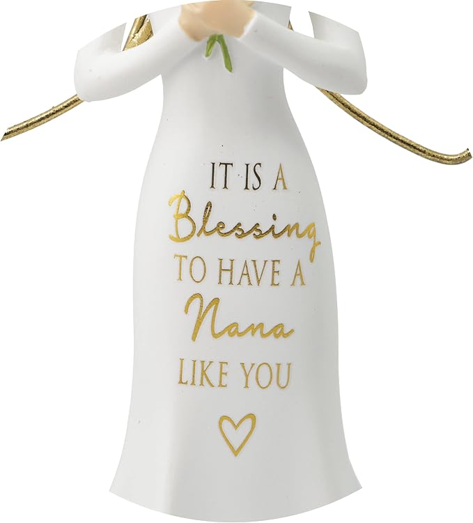 Pavilion Gift Company It is A Blessing to Have A Nana Like You - 5.5 Inch Angel Figurine, White