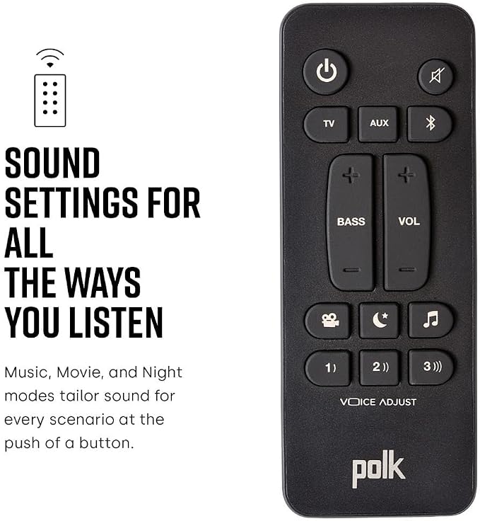 Polk Audio Signa S3 Sound Bar for TV & Wireless Subwoofer with Built-in Chromecast & Google Assistant, Low-Profile Design, Works with 8K, 4K & HD TVs, Bluetooth and Wireless Streaming