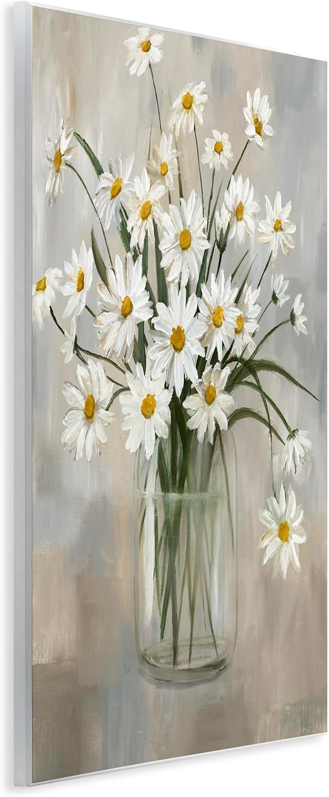 Stupell Industries 'Potted Daisy Bloom Bouquet'| Wall Plaque Art | Stupell Industries | 13 x 19 Inches, Easy to Hang and Sturdy, Made in USA, by Nan