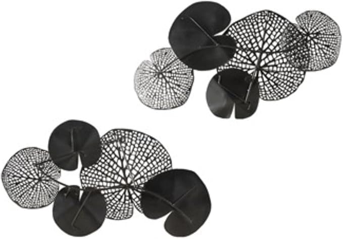 Madison Park Wall Art Living Room Décor - Lenzie Metal Abstract Coastal Decoration, Home Accent Modern Kitchen Dining Decoration, Ready to Hang for Bedroom, 15.7"W x 26.9"L, Multi 2 Piece