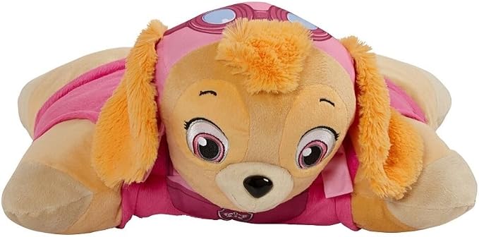 Pillow Pets Nickelodeon Paw Patrol Skye, 16" Plush Toy | Soft Plush Pillow Companion, Unfastens into a Cozy Pillow at Night, Machine Washable, BPA and Phthalates Free