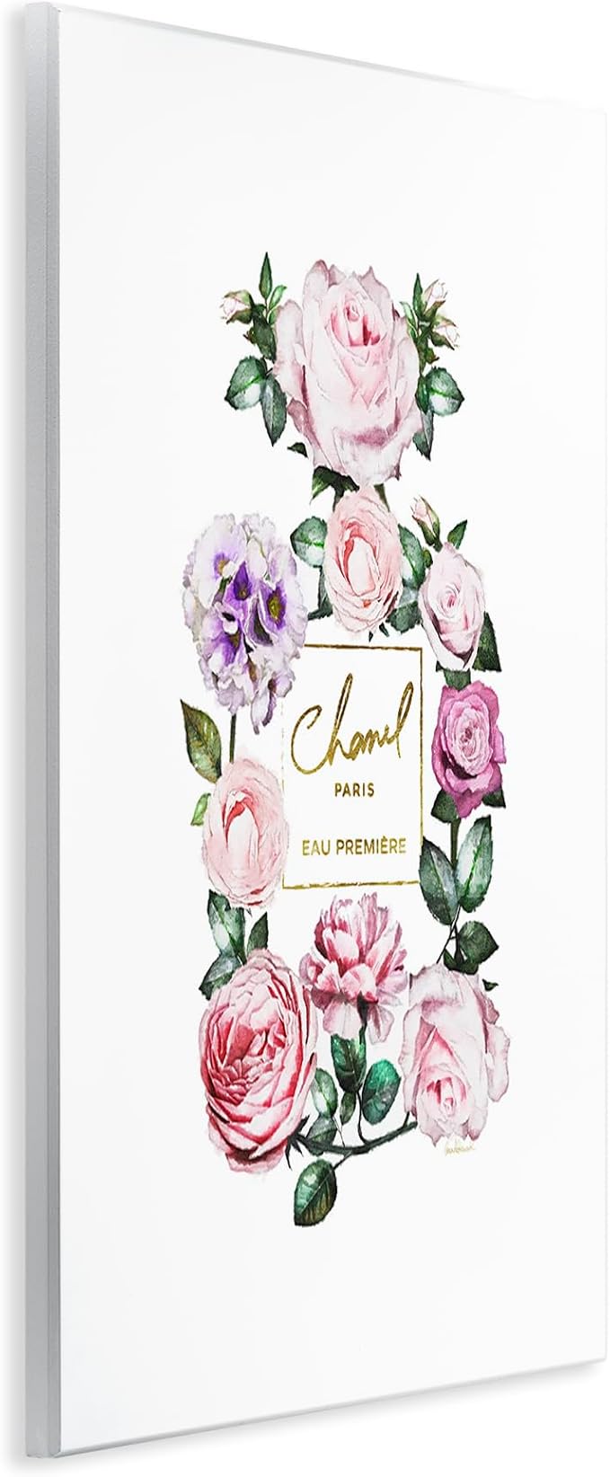 Spring Garden Rose Perfume Glam, 13 x 19 Inch Mounted Print on Wall Plaque | Stupell Industries · By Amanda Greenwood · Ready to hang · Glam shabby chic style · Made in USA