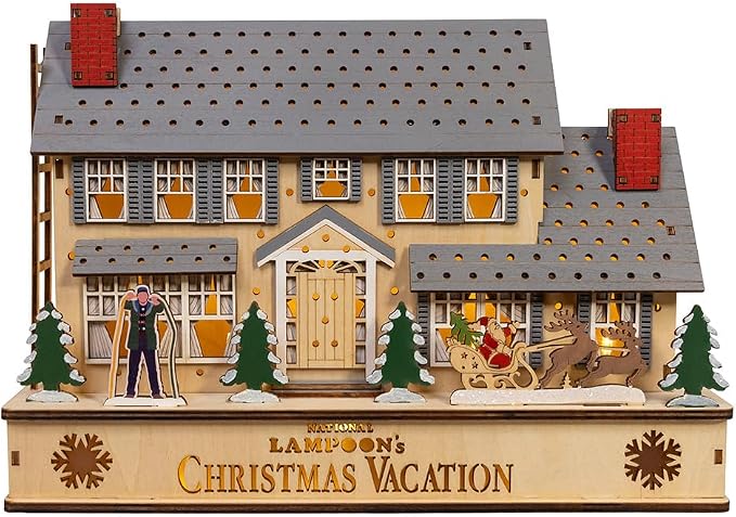 Kurt Adler 12" National Lampoon's Christmas Vacation™ Battery Operated Lighted House
