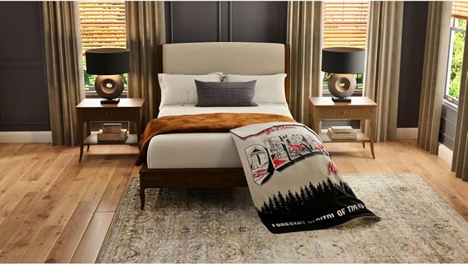 Welcome to Derry IT Pennywise Clown Halloween Horror Throw Blanket, Super Soft Cozy Plush Bedding, 46" x 60", (Officially Licensed Product) by Franco