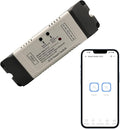 2 Channel EWelink Wireless Switch with Enclosure WiFi Switch Module Remote Control DIY Smart Home Bluetooth Relay 5V/AC85V-250V Power Input Compatible with Alexa Google Home