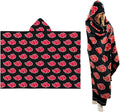 Naruto Anime Akatsuki Cloud Bedding Super Soft and Cozy Wearable Hooded Throw Blanket, 70 in x 50 in (Official Licensed Product) By Franco Collectibles