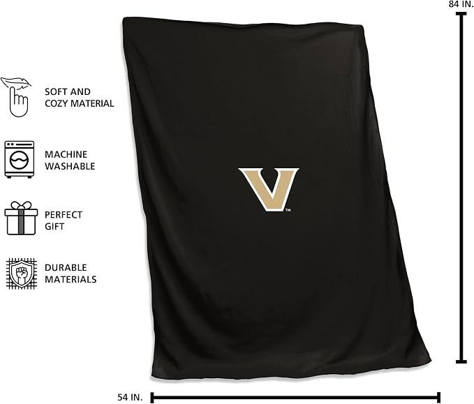 Logo Brands NCAA Unisex-Adult Sweatshirt Blanket