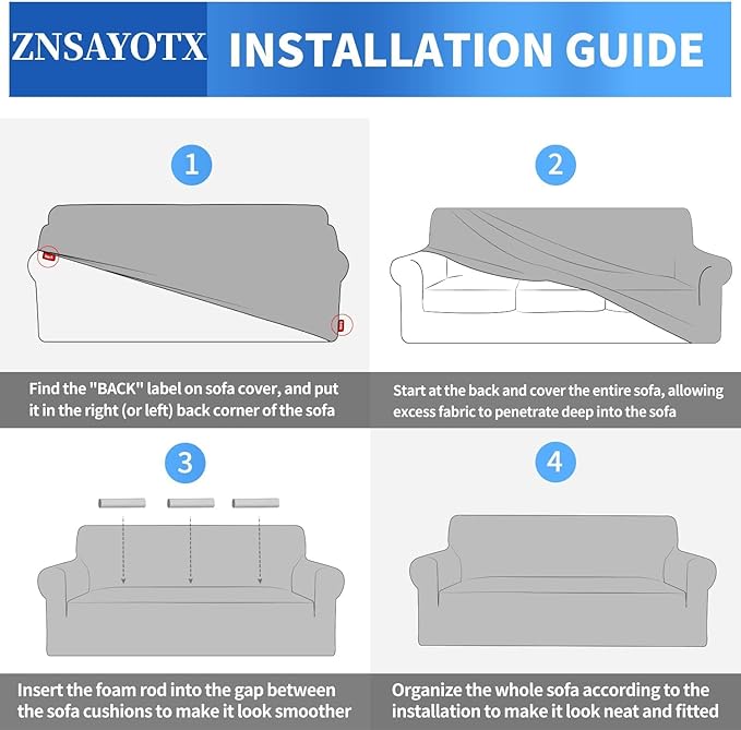 ZNSAYOTX 1 Piece Jacquard Chair Slipcovers for Living Room High Stretch Chair Covers with Arms Anti Slip Pets Friendly Couch Sofa Armchair Cover Furniture Protector (Small, New Pattern Pea Green)