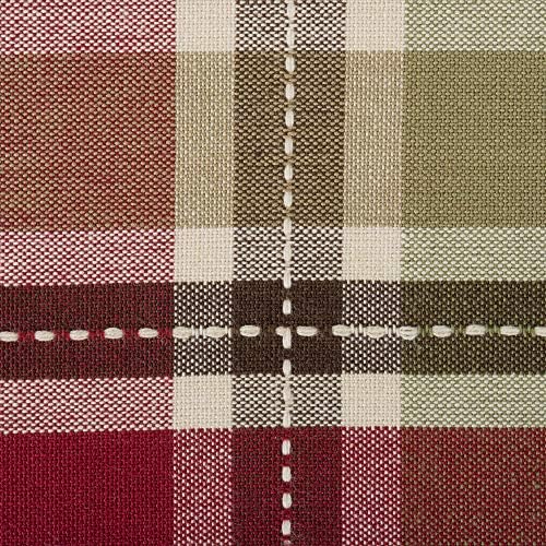 DII Fall & Thanksgiving Dining Table Décor Reusable Cotton Fabric, Table Runner, 13x72, Rustic Homespun Plaid - Image 2