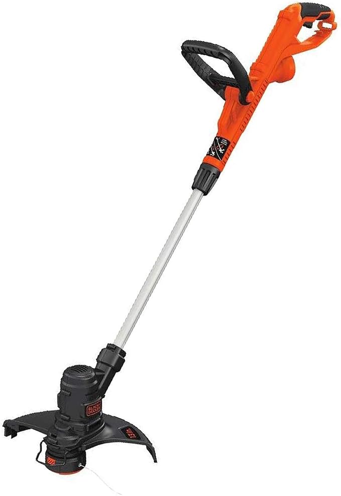 American Lawn Mower Company 1204-14 14-Inch 4-Blade Push Reel Lawn Mower, Red and Black+Decker ST8600 5.0 AMP 13 Inch String Trimmer