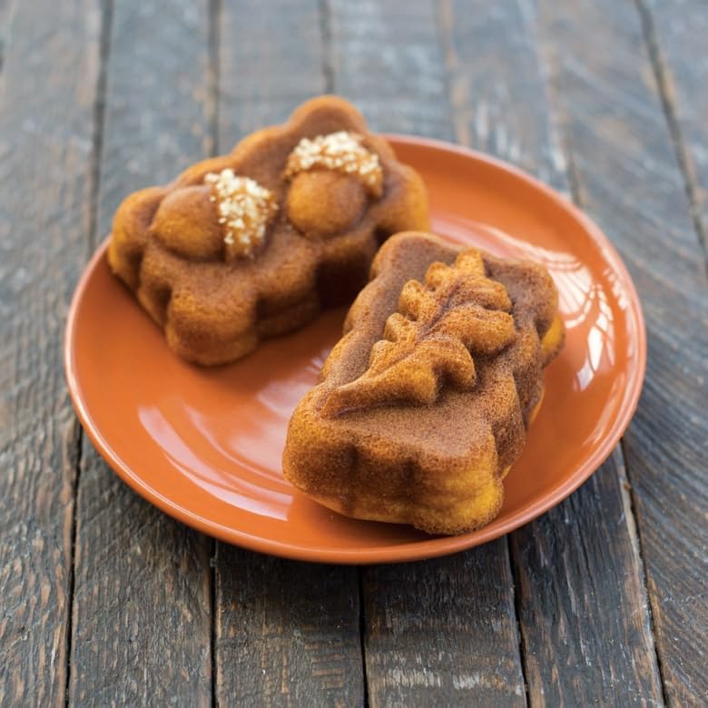Nordic Ware Harvest Mini Loaf Pan, 5-Cup, Bronze - Image 3