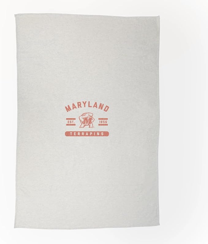 Logo Brands NCAA Sweatshirt Blanket - Officially Licensed Soft Throw Blanket for Fans, Cozy Game Day Blanket, Vintage-Style, Great Gift for Students & Alumni