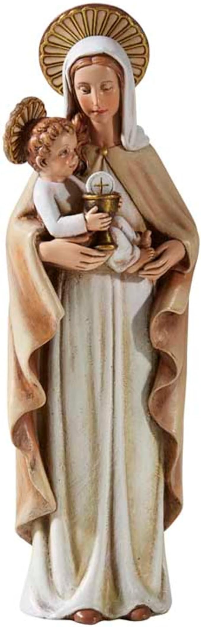 Avalon Gallery Resin Our Lady of The Blessed Sacrament Figurine Inspired by Sister M.I. Hummel, 8 Inch