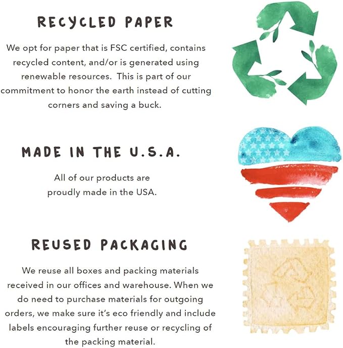 Advice From Nature Originals Greeting Card Set All Occasions, 12 Pack | Blank Inside Sustainable All Occasion Card Set, Printed in the USA on Replanted Cardstock