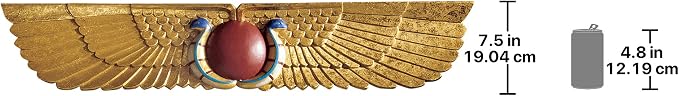Design Toscano Egyptian Temple Sculptural Wall Pediment
