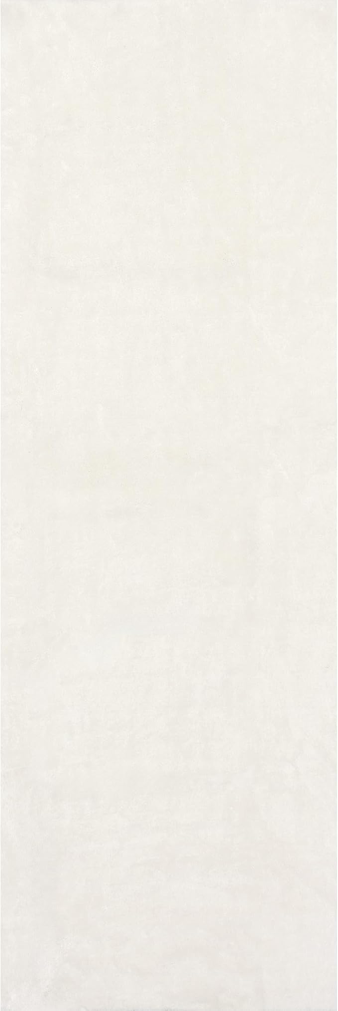 nuLOOM Loni Off White Solid Washable Runner Rug, 2' x 10'