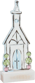 Mud Pie Acrylic Light Up Church; 11" x 4 1/2"