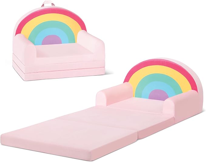 Delta Children Rainbow Flipout Figural Chair