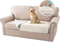 H.VERSAILTEX Couch Cover for Dogs Washable 100% Waterproof Sofa Cushion Cover Dog Bed Cover Non-Slip Pet Blanket for Sofa Cushion Protector, 35"x62", Ivory