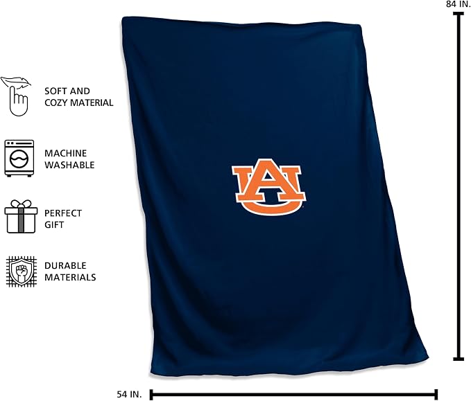 Logo Brands NCAA Unisex-Adult Sweatshirt Blanket