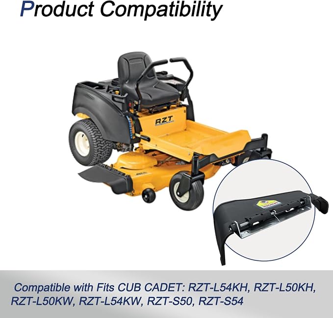 631-05058 Mower Discharge Chute Assembly/Side Chute Compatible with CUB Cadet RZT 50 54 S L54 L50 Lanw Mower