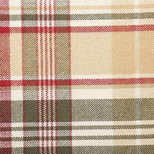 DII Give Thanks Plaid Fall Table Decor, Autumn & Thanksgiving Tabletop Linens, 14x108 Table Runner - Image 3