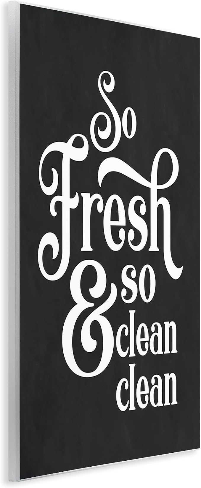 So Fresh Clean Laundry Phrase, 10 x 15 Inch Mounted Print on Wall Plaque | Stupell Industries · By Lettered and Lined · Ready to hang · Great for laundry room decor · Made in USA