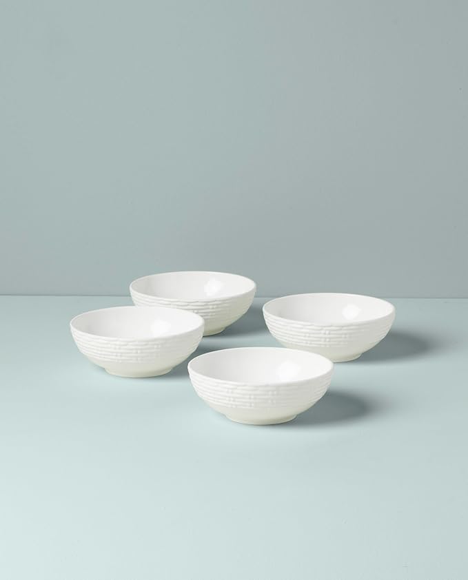 Lenox Wicker Creek All-Purpose Bowls, Set of 4, 2.84, White