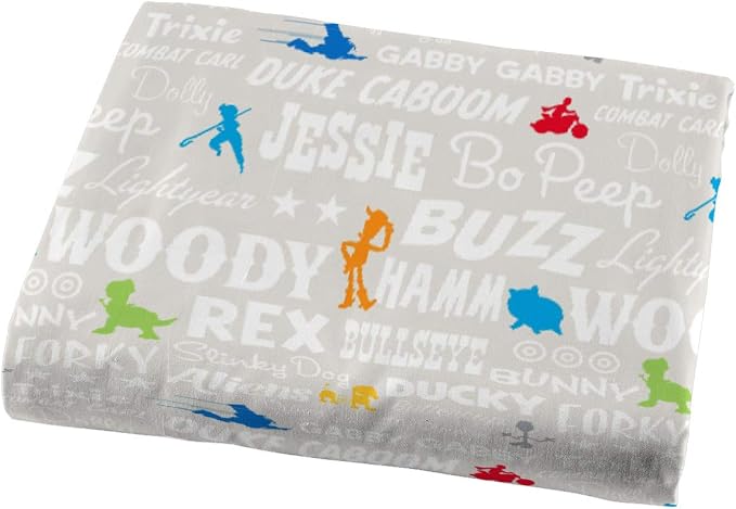Jay Franco Disney Pixar Story 4 All The Toys Full Bed Set, Blue | Woody Buzz Jessie, Comforter Sheets Shams Pillowcases, Official Brand, Soft Microfiber, Machine Washable, Kids Gift