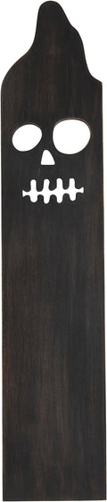 Mud Pie Halloween Decorative Plank, Skelton, 4 1/2" x 22"