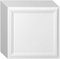 Art3d 36-Pack Drop Relief Ceiling Tiles for Home, Office & Commercial Space, 24 x 24in PVC Waterproof 3D Wall Panels, Covers 144 Sq. Ft, Multi-Pack, Square White