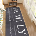 GUBIYU Grey Area Rugs for Living Room Farmhouse Stain Resistant Non Skid Rubber Backing Washable Rug for Bedroom Dining Room Inspirational Rustic Home Decor Large Floor Carpet Hallway Rugs 23.6"x59"