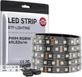 BTF-LIGHTING RGBW LED Strip Lights,UL Listed,5050 4 Colors in 1 RGB + 6000K-7000K Cool White,12V DC,16.4ft/5m 60LEDs/m 12mm Black PCB, IP67 Waterproof for Home Decoration(No Adapter or Controller)
